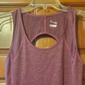 Purple workout tank